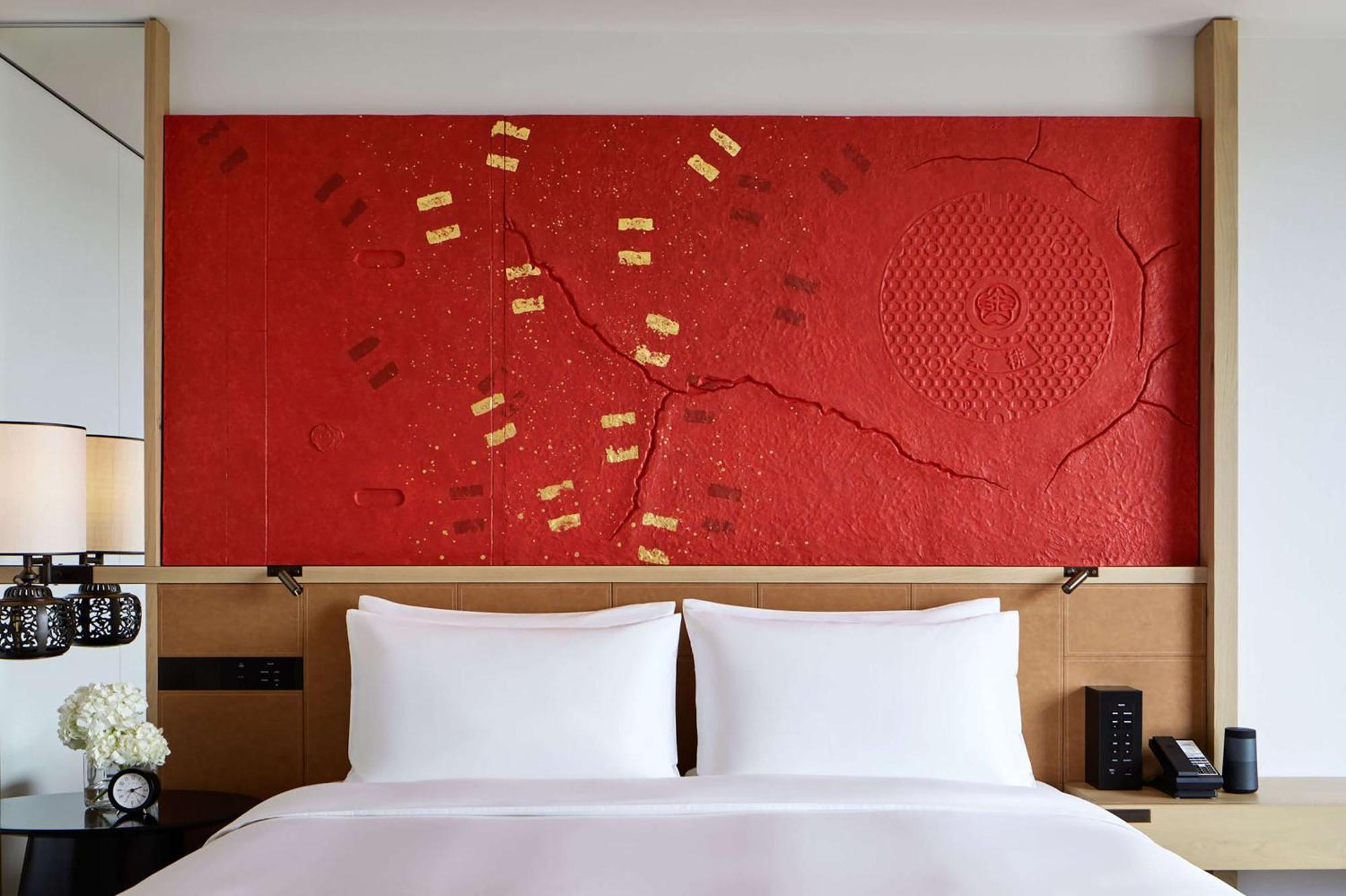 Hyatt Centric Kanazawa Exteriér fotografie A bed with a headboard