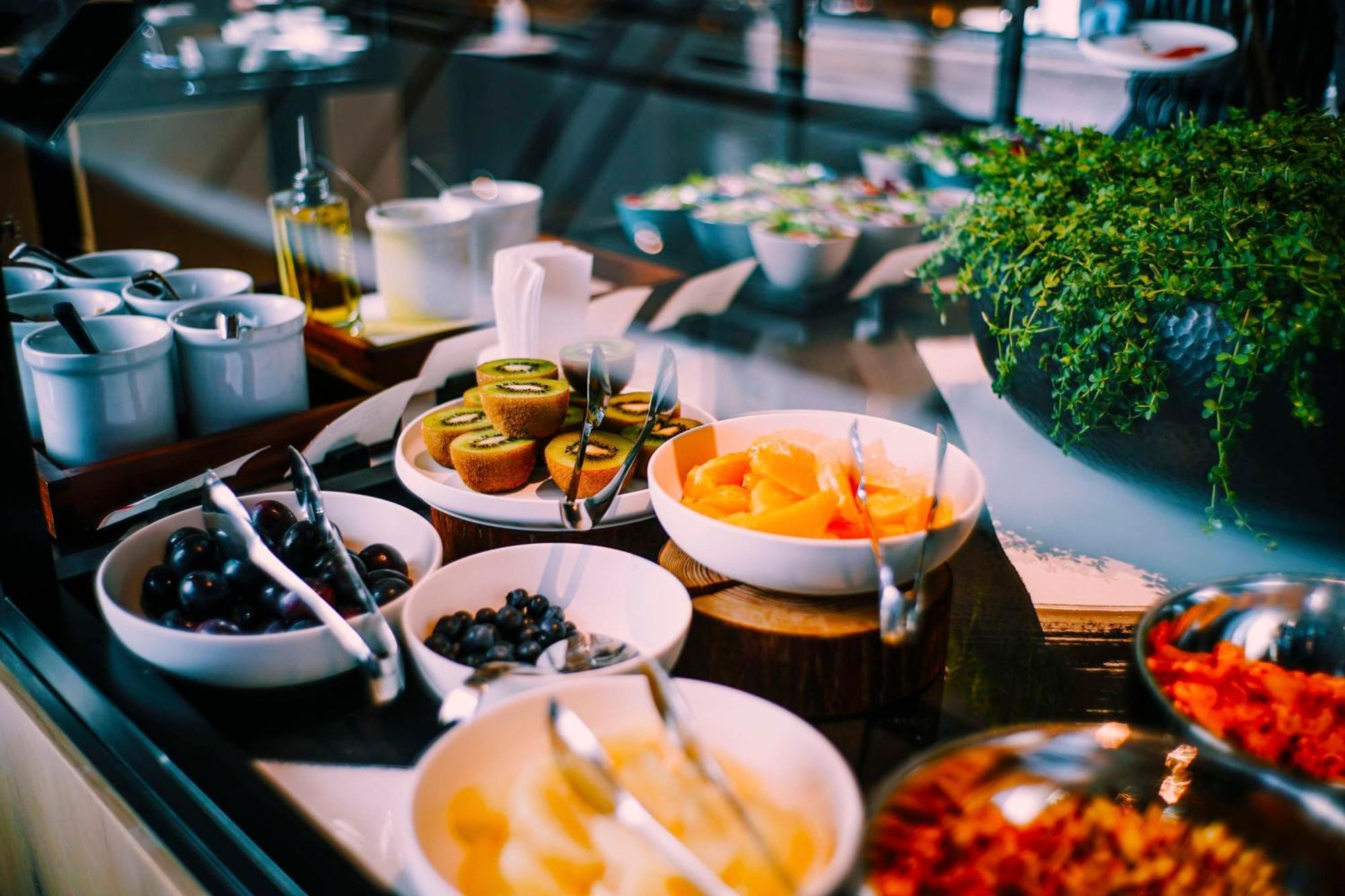 Hyatt Centric Kanazawa Exteriér fotografie A buffet at a hotel