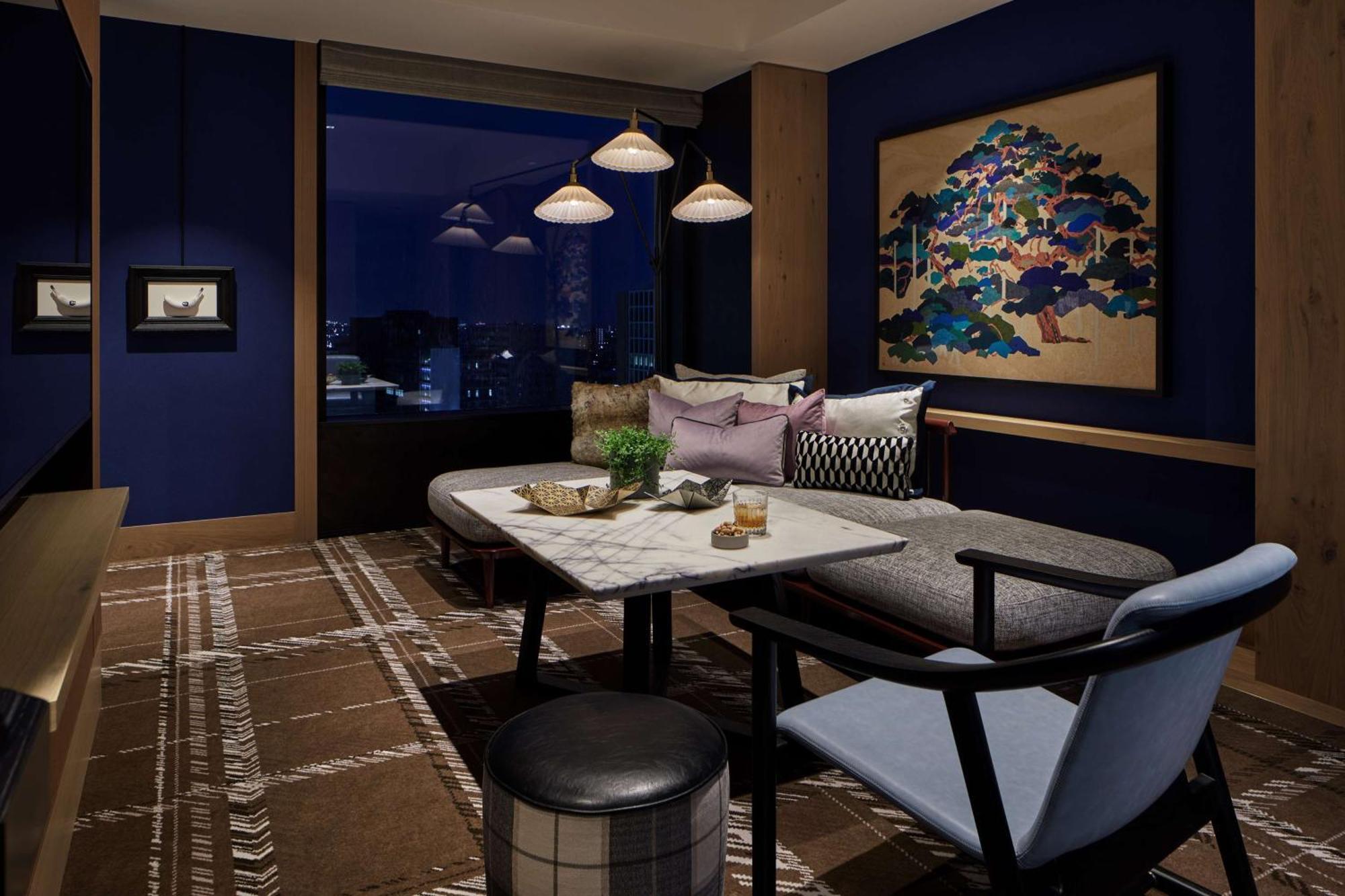 Hyatt Centric Kanazawa Exteriér fotografie The Living Room at The Hari